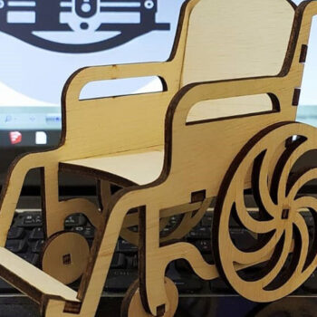 Intra απο ξύλο plywood 3mm-4mm πάχος – Ξύλινο  αναπηρικής καρέκλας - έτοιμο για κοπή Δίασταση  20x20 cm INTRAFABR-108164586 - Image 2