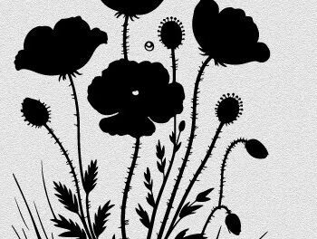 Intra απο ξύλο plywood 3mm-4mm πάχος – Ξύλινο Wild Flower Paper Cut 1652 Δίασταση  20x20 cm INTRAFABR-123277271 - Image 2