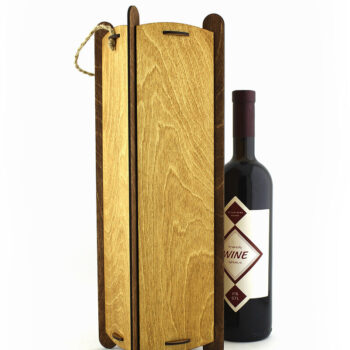 Intra απο ξύλο plywood 3mm-4mm πάχος – Ξύλινο κουτί κρασιού. Αρχείο κοπής με λέιζερ. Δίασταση  20x20 cm INTRAFABR-88823534 - Image 4