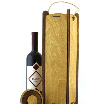 Intra απο ξύλο plywood 3mm-4mm πάχος – Ξύλινο κουτί κρασιού. Αρχείο κοπής με λέιζερ. Δίασταση  20x20 cm INTRAFABR-88823534 - Image 5