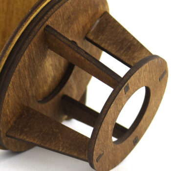 Intra απο ξύλο plywood 3mm-4mm πάχος – Ξύλινο κουτί κρασιού. Αρχείο κοπής με λέιζερ. Δίασταση  20x20 cm INTRAFABR-88823534 - Image 6