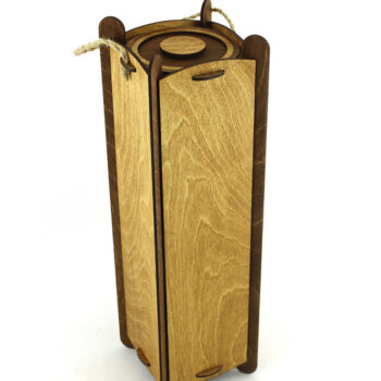 Intra απο ξύλο plywood 3mm-4mm πάχος – Ξύλινο κουτί κρασιού. Αρχείο κοπής με λέιζερ. Δίασταση  20x20 cm INTRAFABR-88823534 - Image 8