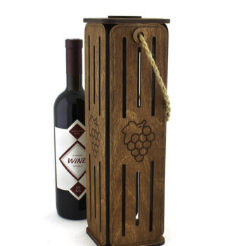 Intra απο ξύλο plywood 3mm-4mm πάχος – Ξύλινο κουτί κρασιού. Αρχείο κοπής με λέιζερ Δίασταση  20x20 cm INTRAFABR-89607882 - Image 8