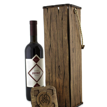 Intra απο ξύλο plywood 3mm-4mm πάχος – Ξύλινο κουτί κρασιού. Αρχείο κοπής με λέιζερ Δίασταση  20x20 cm INTRAFABR-89707427 - Image 4