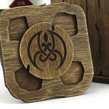 Intra απο ξύλο plywood 3mm-4mm πάχος – Ξύλινο κουτί κρασιού. Αρχείο κοπής με λέιζερ Δίασταση  20x20 cm INTRAFABR-89707427 - Image 5