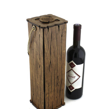 Intra απο ξύλο plywood 3mm-4mm πάχος – Ξύλινο κουτί κρασιού. Αρχείο κοπής με λέιζερ Δίασταση  20x20 cm INTRAFABR-89707427 - Image 8