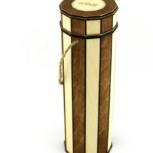 Intra απο ξύλο plywood 3mm-4mm πάχος – Ξύλινο κουτί κρασιού. Αρχείο κοπής με λέιζερ Δίασταση  20x20 cm INTRAFABR-90356823