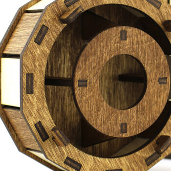 Intra απο ξύλο plywood 3mm-4mm πάχος – Ξύλινο κουτί κρασιού. Αρχείο κοπής με λέιζερ Δίασταση  20x20 cm INTRAFABR-90356823 - Image 5