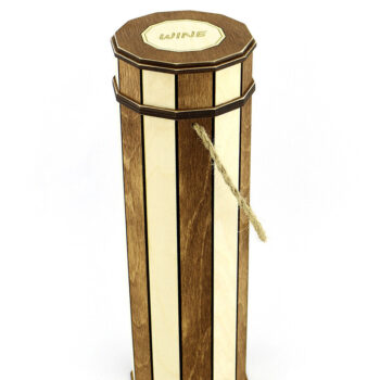 Intra απο ξύλο plywood 3mm-4mm πάχος – Ξύλινο κουτί κρασιού. Αρχείο κοπής με λέιζερ Δίασταση  20x20 cm INTRAFABR-90356823 - Image 9