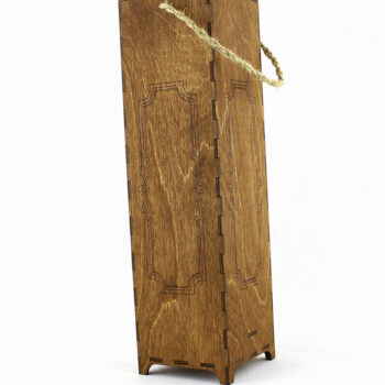Intra απο ξύλο plywood 3mm-4mm πάχος – Ξύλινο κουτί κρασιού Αρχείο κοπής με λέιζερ Δίασταση  20x20 cm INTRAFABR-82159550 - Image 10