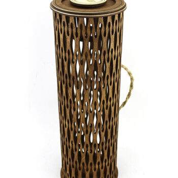 Intra απο ξύλο plywood 3mm-4mm πάχος – Ξύλινο κουτί κρασιού. Αρχείο κοπής με λέιζερ Δίασταση  20x20 cm INTRAFABR-88206821 - Image 2