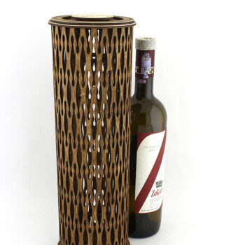 Intra απο ξύλο plywood 3mm-4mm πάχος – Ξύλινο κουτί κρασιού. Αρχείο κοπής με λέιζερ Δίασταση  20x20 cm INTRAFABR-88206821 - Image 5