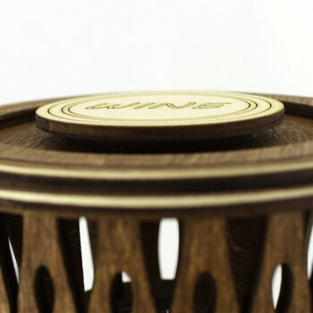 Intra απο ξύλο plywood 3mm-4mm πάχος – Ξύλινο κουτί κρασιού. Αρχείο κοπής με λέιζερ Δίασταση  20x20 cm INTRAFABR-88206821 - Image 6