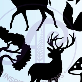Intra απο ξύλο plywood 3mm-4mm πάχος – Πακέτο Woodland Animal 38 Shapes Δίασταση  20x20 cm INTRAFABR-69762266 - Image 6