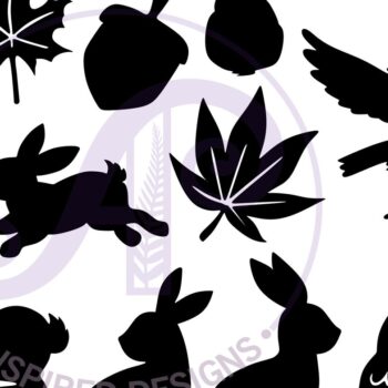 Intra απο ξύλο plywood 3mm-4mm πάχος – Πακέτο Woodland Animal 38 Shapes Δίασταση  20x20 cm INTRAFABR-69762266 - Image 7