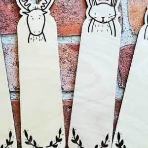 Intra απο ξύλο plywood 3mm-4mm πάχος – Woodland Animals Σελιδοδείκτες Δίασταση  20x20 cm INTRAFABR-71613878