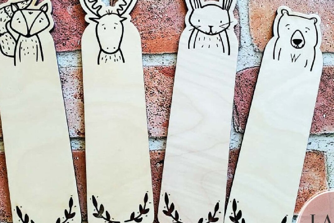 Intra απο ξύλο plywood 3mm-4mm πάχος – Woodland Animals Σελιδοδείκτες Δίασταση  20x20 cm INTRAFABR-71613878