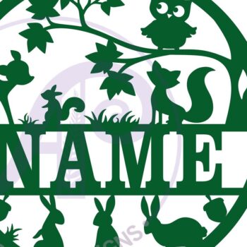 Intra απο ξύλο plywood 3mm-4mm πάχος – Αρχείο περικοπής Name Sign Δίασταση  40x30 cm INTRAFABR-67501492 - Image 2