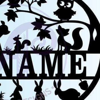 Intra απο ξύλο plywood 3mm-4mm πάχος – Αρχείο περικοπής Name Sign Δίασταση  40x30 cm INTRAFABR-67501492 - Image 3