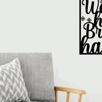 Intra απο ξύλο plywood 3mm-4mm πάχος – ΔΟΥΛΕΨΤΕ ΣΚΛΗΡΗ BRUNCH HARDER METAL WALL ART Δίασταση  40x30 cm INTRAFABR-83890651 - Image 2