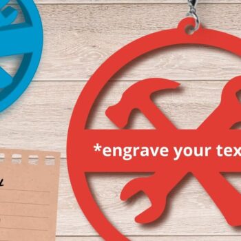 Intra απο ξύλο plywood 3mm-4mm πάχος – Μπρελόκ εργαστηρίου, Επιδιόρθωση Charm Laser Δίασταση  5x5 cm INTRAFABR-95145483 - Image 1