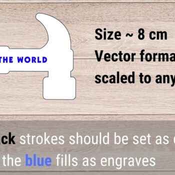 Intra απο ξύλο plywood 3mm-4mm πάχος – Μπρελόκ εργαστηρίου, Επισκευή Δίασταση  5x5 cm INTRAFABR-95252455 - Image 2