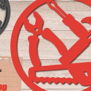 Intra απο ξύλο plywood 3mm-4mm πάχος – Workshop Art Wall Art, Επισκευή Πινακίδας Πόρτας Δίασταση  40x30 cm INTRAFABR-94718050