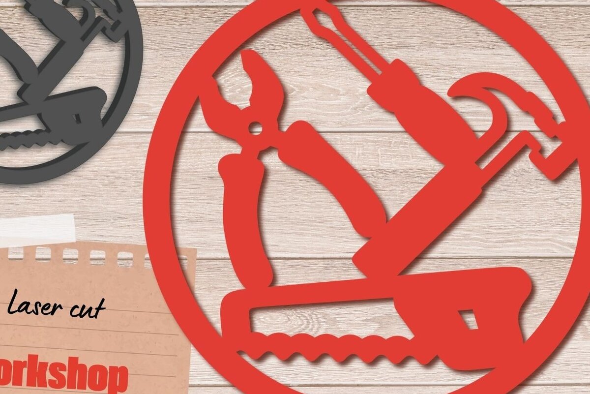 Intra απο ξύλο plywood 3mm-4mm πάχος – Workshop Art Wall Art, Επισκευή Πινακίδας Πόρτας Δίασταση  40x30 cm INTRAFABR-94718050