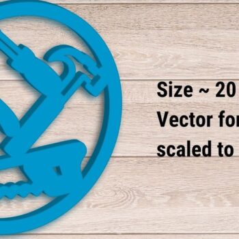 Intra απο ξύλο plywood 3mm-4mm πάχος – Workshop Art Wall Art, Επισκευή Πινακίδας Πόρτας Δίασταση  40x30 cm INTRAFABR-94718050 - Image 2