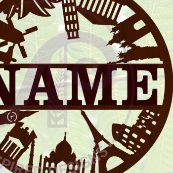 Intra απο ξύλο plywood 3mm-4mm πάχος – World Marks Name Δίασταση  20x20 cm INTRAFABR-67501719 - Image 1