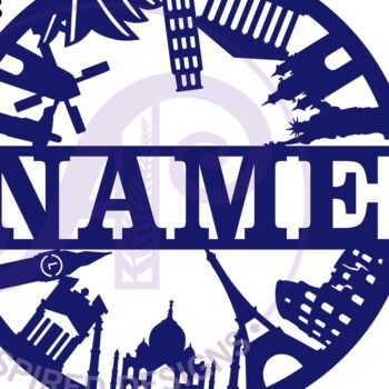 Intra απο ξύλο plywood 3mm-4mm πάχος – World Marks Name Δίασταση  20x20 cm INTRAFABR-67501719 - Image 2