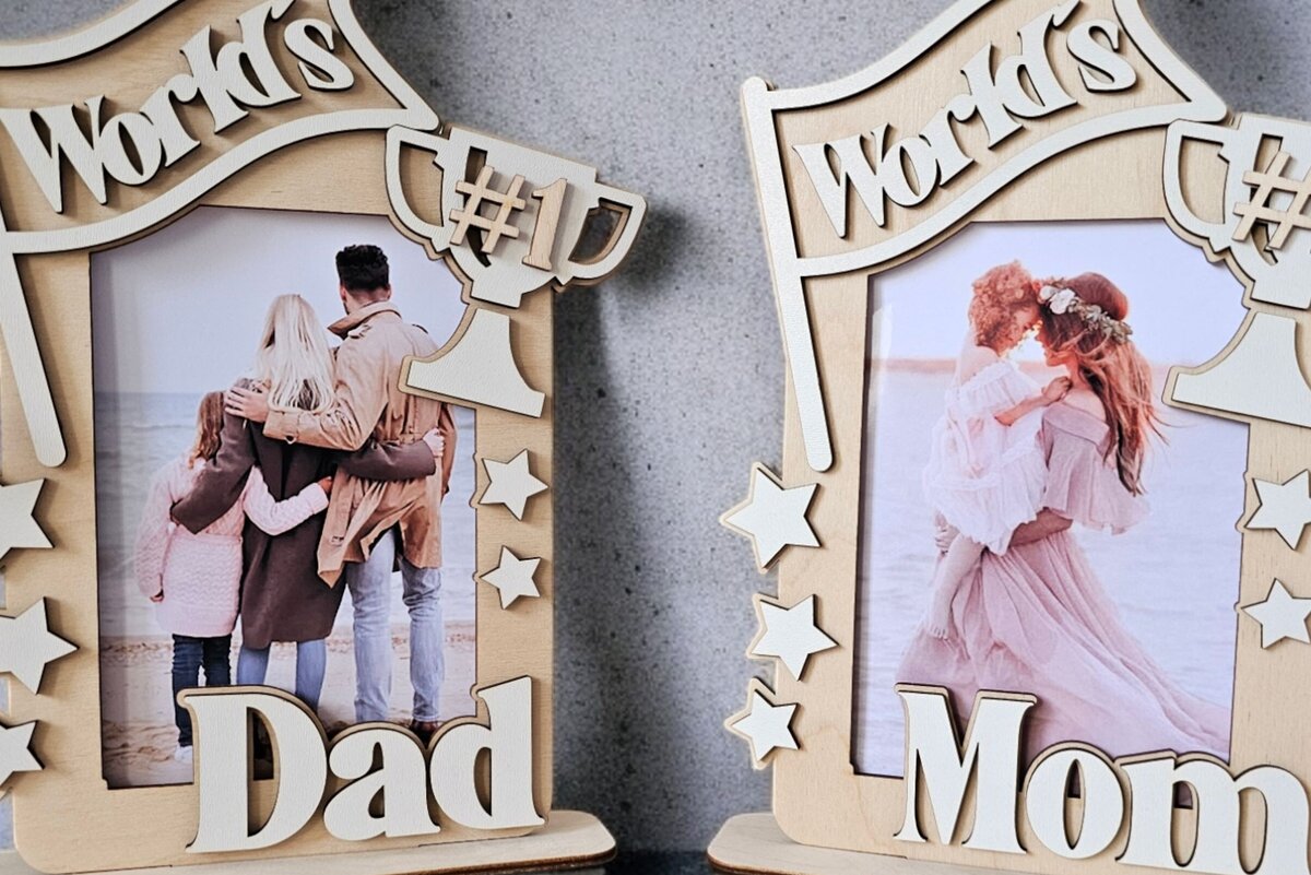 Intra απο ξύλο plywood 3mm-4mm πάχος – Το Νο 1 λέιζερ κορνίζας για τη μαμά και τον μπαμπά στον κόσμο Δίασταση  20x20 cm INTRAFABR-117799305