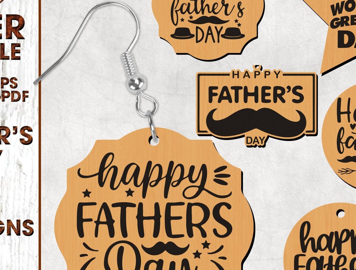 Intra απο ξύλο plywood 3mm-4mm πάχος – Πακέτο με τα καλύτερα μπαμπά σκουλαρίκια στον κόσμο Δίασταση  5x5 cm INTRAFABR-31066997