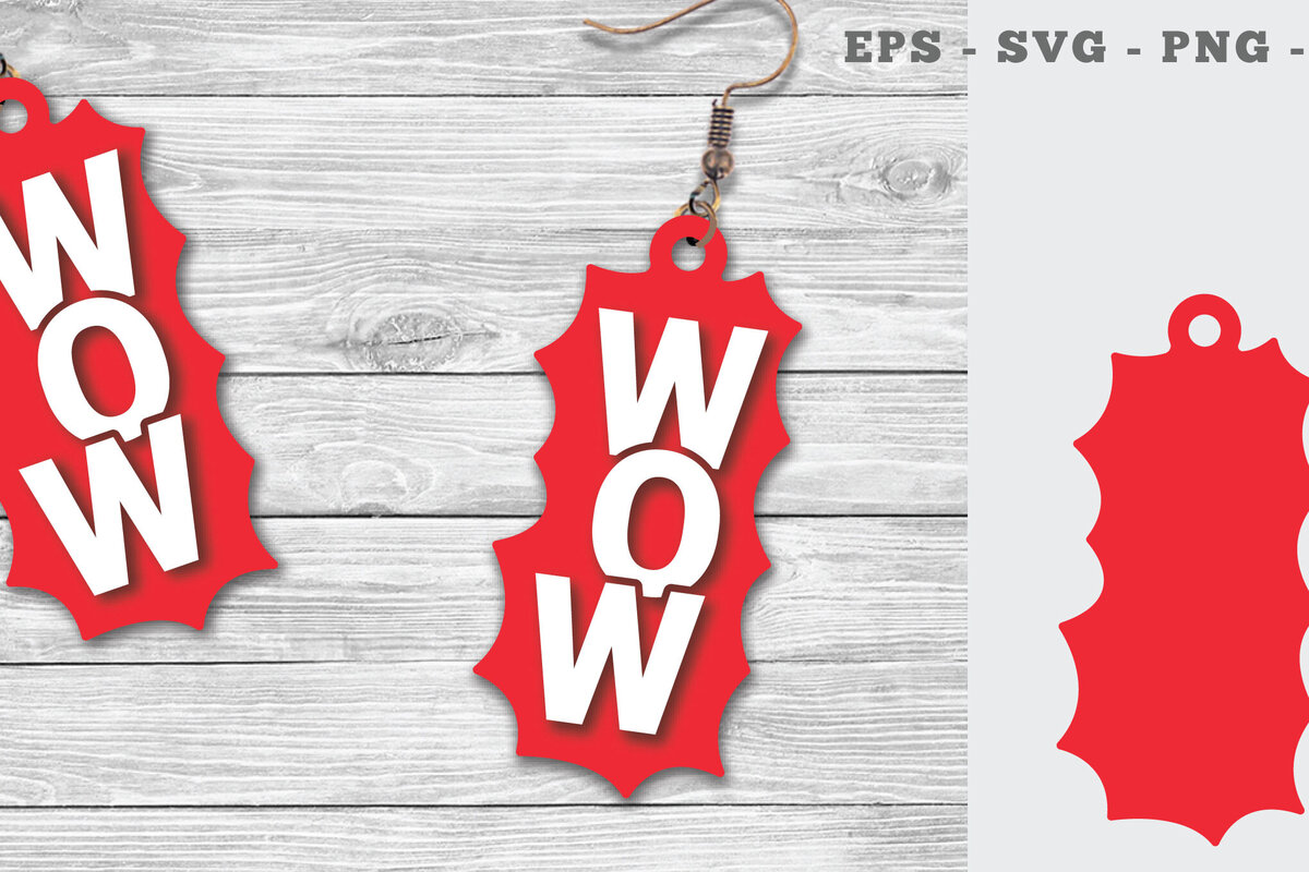 Intra απο ξύλο plywood 3mm-4mm πάχος – Wow σκουλαρίκια κομμένα με λέιζερ Δίασταση  5x5 cm INTRAFABR-112013861