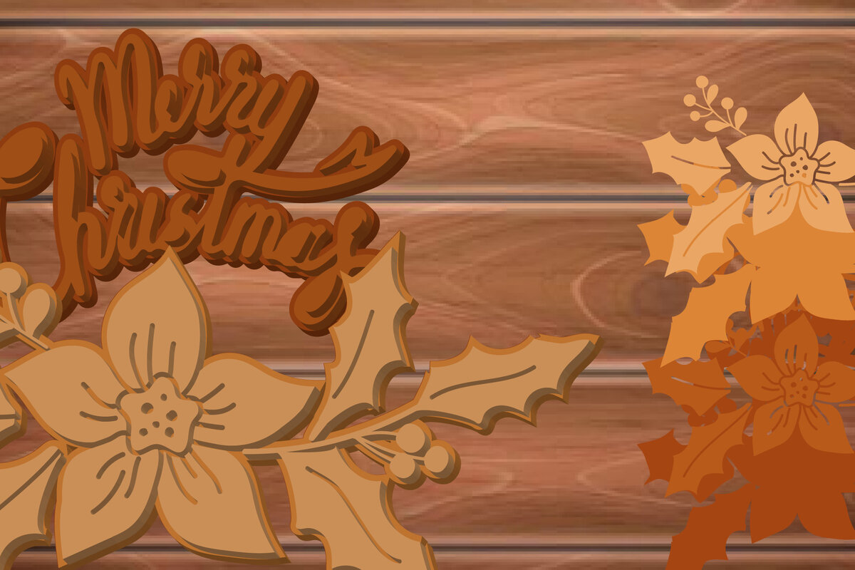 Intra απο ξύλο plywood 3mm-4mm πάχος – ΣΤΕΦΑΝΙ ΧΡΙΣΤΟΥΓΕΝΝΙΑΤΙΚΟ Πολυστρωματικό κομμένο αρχείο Δίασταση  20x20 cm INTRAFABR-15679569