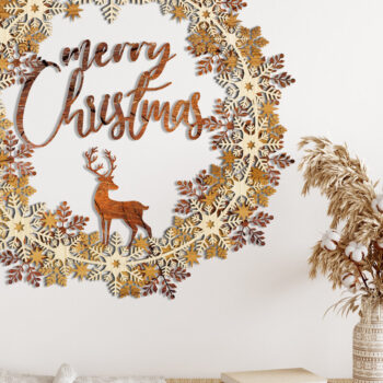 Intra απο ξύλο plywood 3mm-4mm πάχος – CREATH CHRISTMAS Πολυστρωματικά κομμένα αρχεία Δίασταση  20x20 cm INTRAFABR-13811406 - Image 3