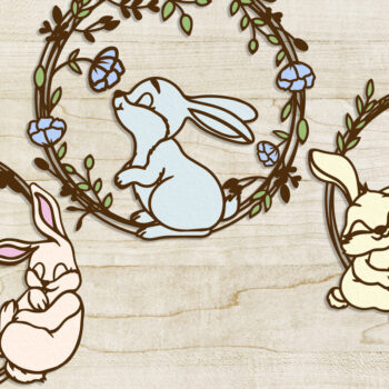 Intra απο ξύλο plywood 3mm-4mm πάχος – ΣΤΕΦΑΝΙ ΠΑΣΧΑΛΙΝΟ ΔΕΜΑ Δίασταση  20x20 cm INTRAFABR-59551795 - Image 6