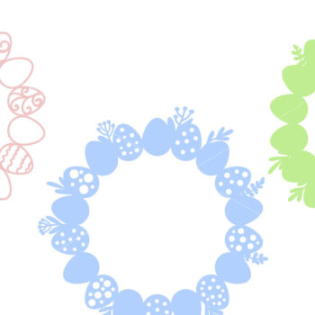 Intra απο ξύλο plywood 3mm-4mm πάχος – ΣΤΕΦΑΝΙ ΠΑΣΧΑΛΙΝΟ Αρχείο Κοπής Laser, Πασχαλινό Αυγό Δίασταση  20x20 cm INTRAFABR-25297712 - Image 4