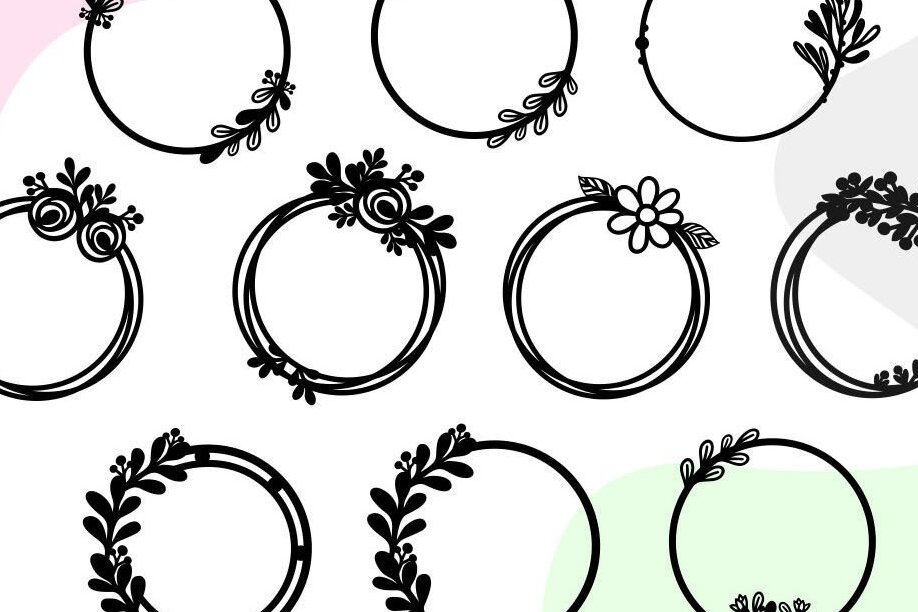 Intra απο ξύλο plywood 3mm-4mm πάχος – Πακέτο στεφάνων, Κύκλοι Κορνίζες Δίασταση  20x20 cm INTRAFABR-33978396