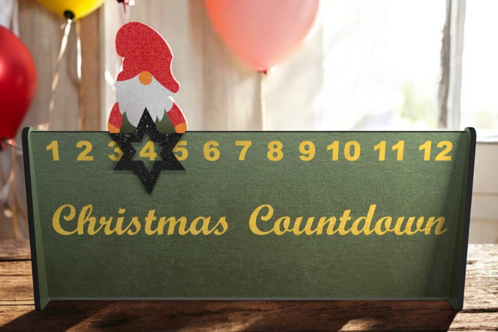 Intra απο ξύλο plywood 3mm-4mm πάχος – Xmas Calendar 191 Δίασταση  20x20 cm INTRAFABR-118356885
