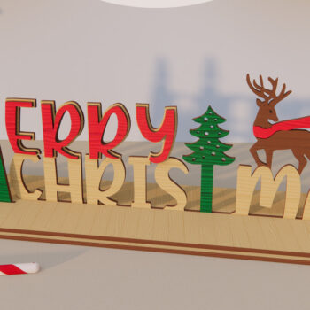 Intra απο ξύλο plywood 3mm-4mm πάχος – Χριστουγεννιάτικη διακόσμηση. Τρισδιάστατη χριστουγεννιάτικη βάση κοπής με λέιζερ Δίασταση  20x20 cm INTRAFABR-79847140 - Image 1