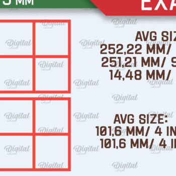 Intra απο ξύλο plywood 3mm-4mm πάχος – Χριστουγεννιάτικα στολίδια με κουτί Bundle Δίασταση  20x20 cm INTRAFABR-104760422 - Image 2