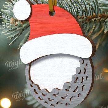 Intra απο ξύλο plywood 3mm-4mm πάχος – XMas Sports Ornaments Πακέτο κοπής με λέιζερ Δίασταση  20x20 cm INTRAFABR-110834338 - Image 5