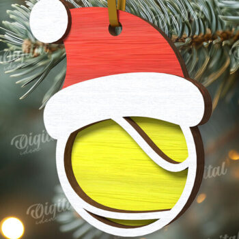 Intra απο ξύλο plywood 3mm-4mm πάχος – XMas Sports Ornaments Πακέτο κοπής με λέιζερ Δίασταση  20x20 cm INTRAFABR-110834338 - Image 8
