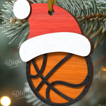 Intra απο ξύλο plywood 3mm-4mm πάχος – XMas Sports Ornaments Πακέτο κοπής με λέιζερ Δίασταση  20x20 cm INTRAFABR-110834338 - Image 9