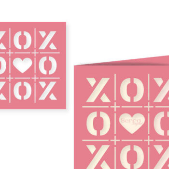 Intra απο ξύλο plywood 3mm-4mm πάχος – Κάρτα Xoxo Προσκλητήριο Γάμου Αποκομμένο Αρχείο Δίασταση  20x20 cm INTRAFABR-4042582 - Image 1