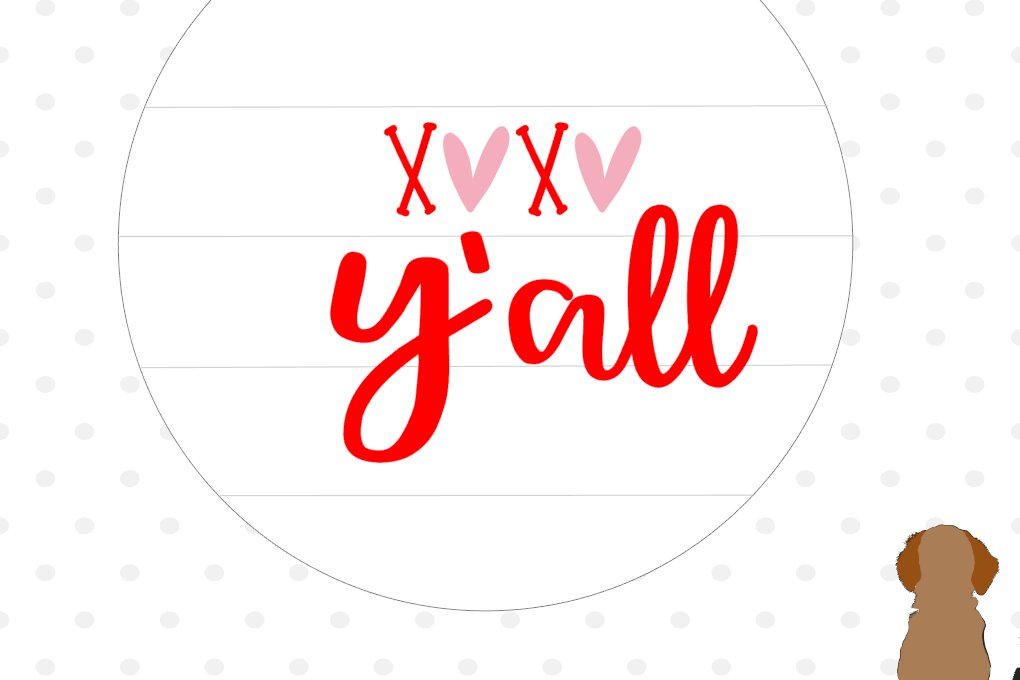 Intra απο ξύλο plywood 3mm-4mm πάχος – XOXO Y'all Valentine Door Hanger Δίασταση  20x20 cm INTRAFABR-90302148