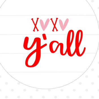 Intra απο ξύλο plywood 3mm-4mm πάχος – XOXO Y'all Valentine Door Hanger Δίασταση  20x20 cm INTRAFABR-90302148 - Image 3