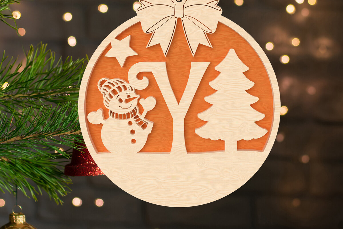 Intra απο ξύλο plywood 3mm-4mm πάχος – Y Αρχικό Χριστουγεννιάτικο Στολίδι Δίασταση  20x20 cm INTRAFABR-107430753