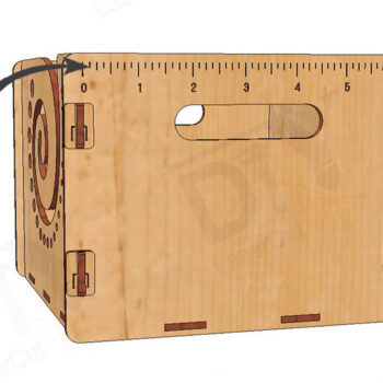 Intra απο ξύλο plywood 3mm-4mm πάχος – Νήματα Μπολ, Νήματα Στήριγμα Δίασταση  20x20 cm INTRAFABR-111009111 - Image 2